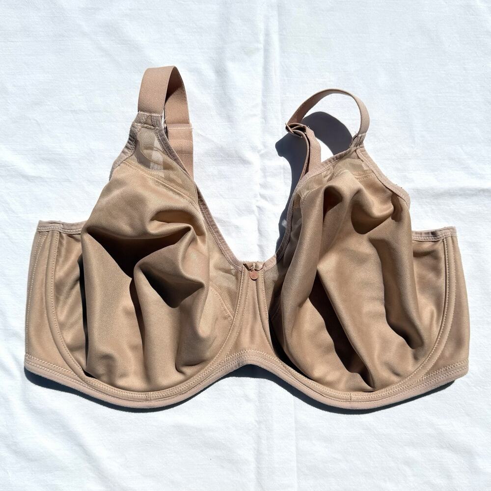 Elomi Smooth Underwire Bra 44I Beige Sahara 44i EL43015